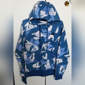 NIKE AIR ALLOVER PULLOVER HOODIE MEN'S US SIZE SMALL GREAT COND